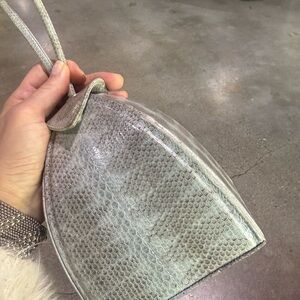 Vintage Genuine Snakeskin Wristlet Clutch
